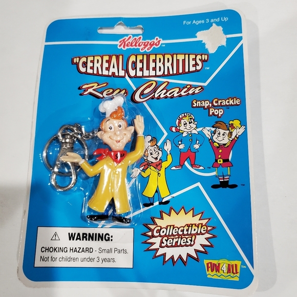 ❤️ Vintage Kellogg’s Cereal Keychain Ornaments and Fisher Price "Corn Popper" 👀 - Picture 12 of 14